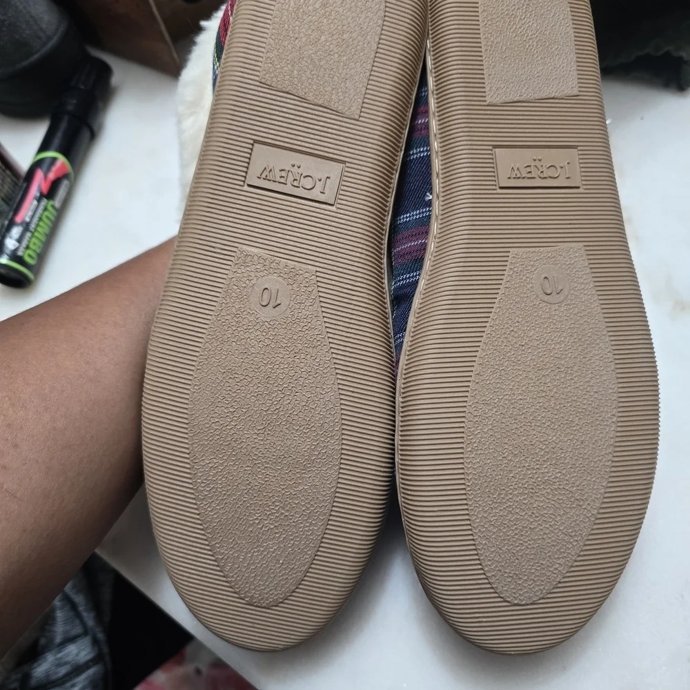 Plaid  Moccasin Slippers